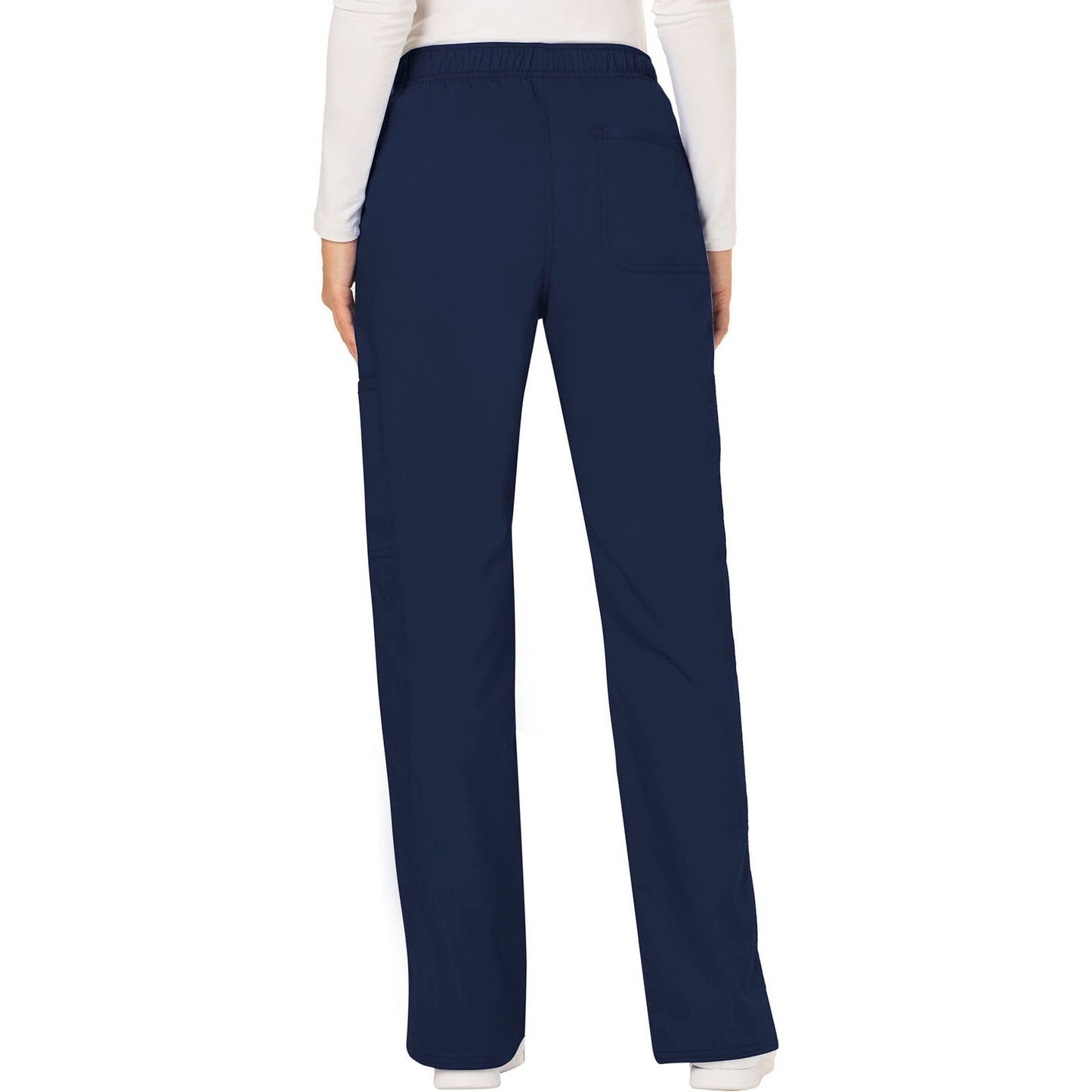 Mid Rise Moderate Flare Drawstring Pant