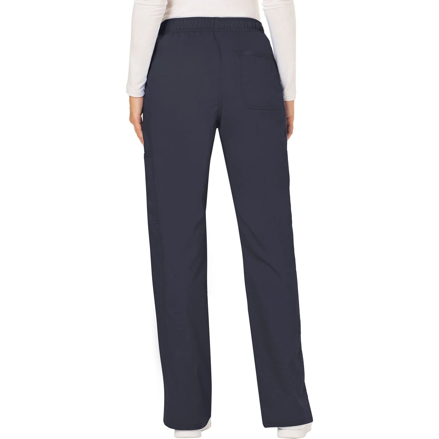 Mid Rise Moderate Flare Drawstring Pant