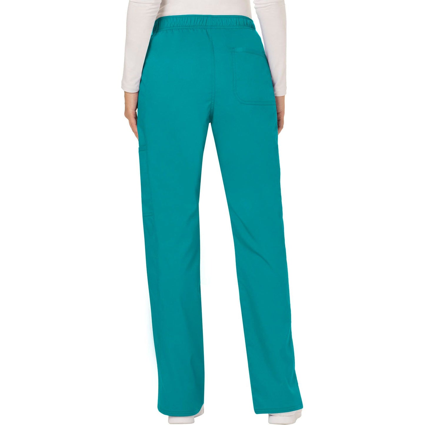 Mid Rise Moderate Flare Drawstring Pant
