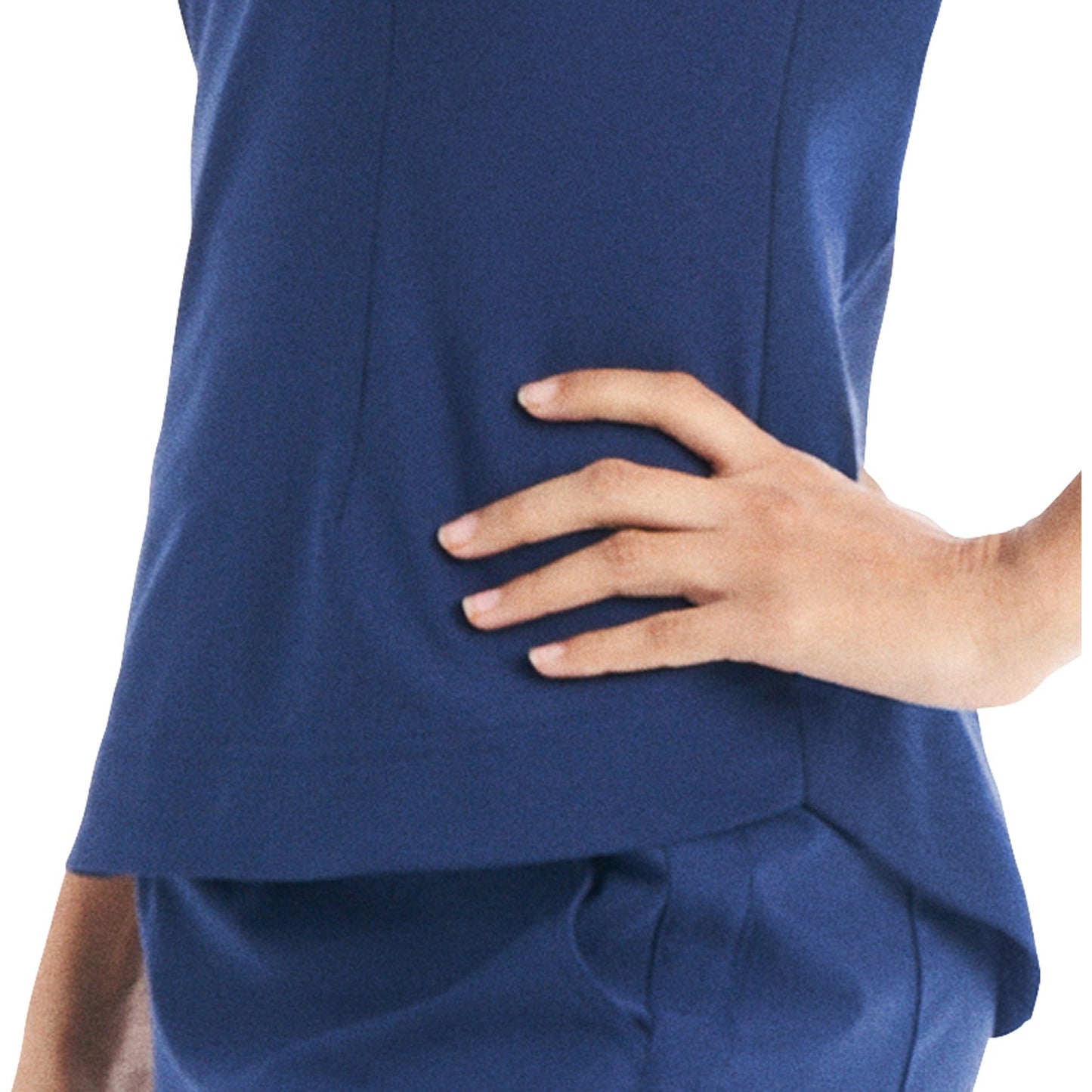 White Cross CRFT Women's 1-Pocket V-Neck Scrub Top