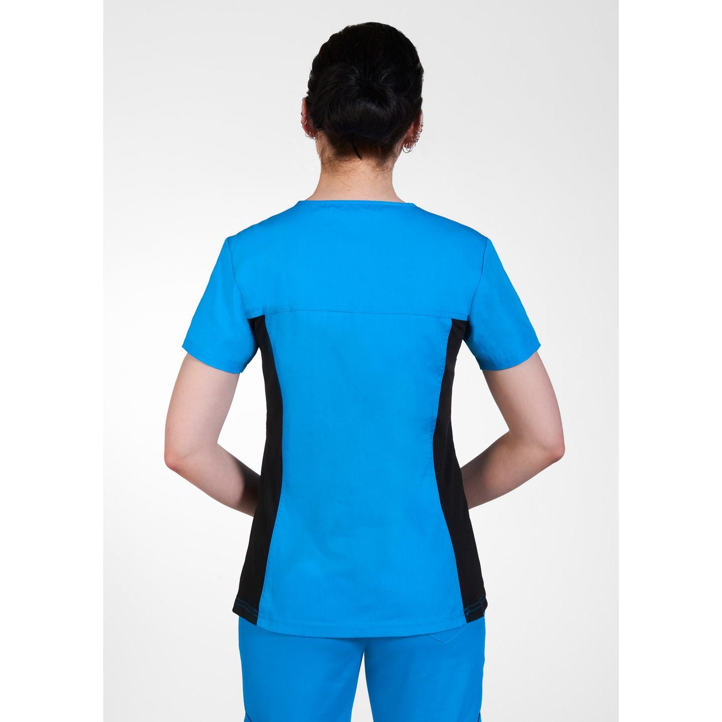 MOBB Flexi Stretchy Sides V-Neck Scrub Top