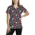 618 V-Neck Women Print WhiteCross Top