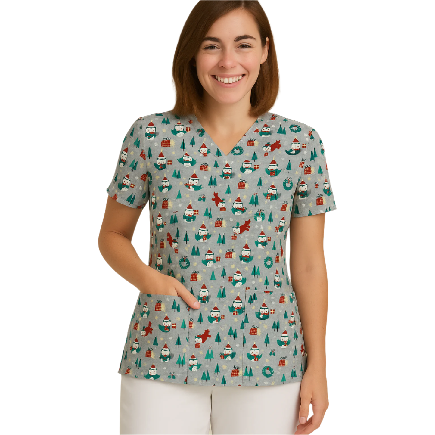 Women's WhiteCross Printed Top SALE