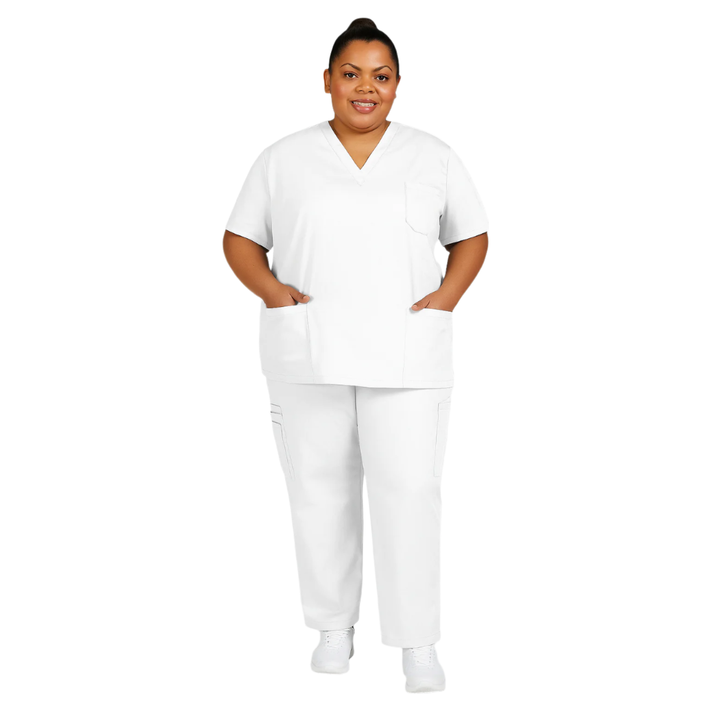 MOBB Unisex 8 Pocket Drawstring/Elastic Scrub Set