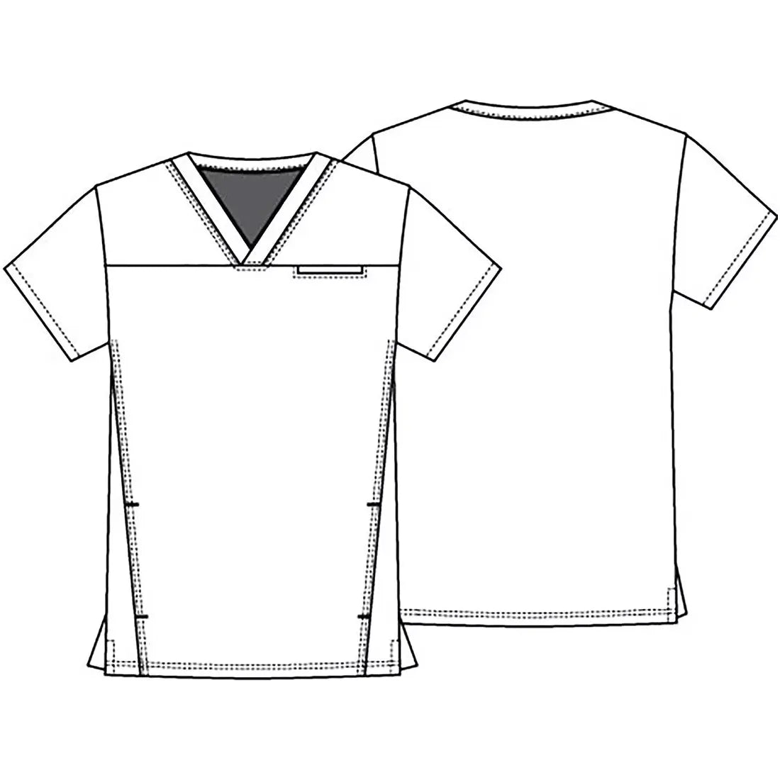 Cherokee Licensed Men's V-Neck Top TF712 SALE