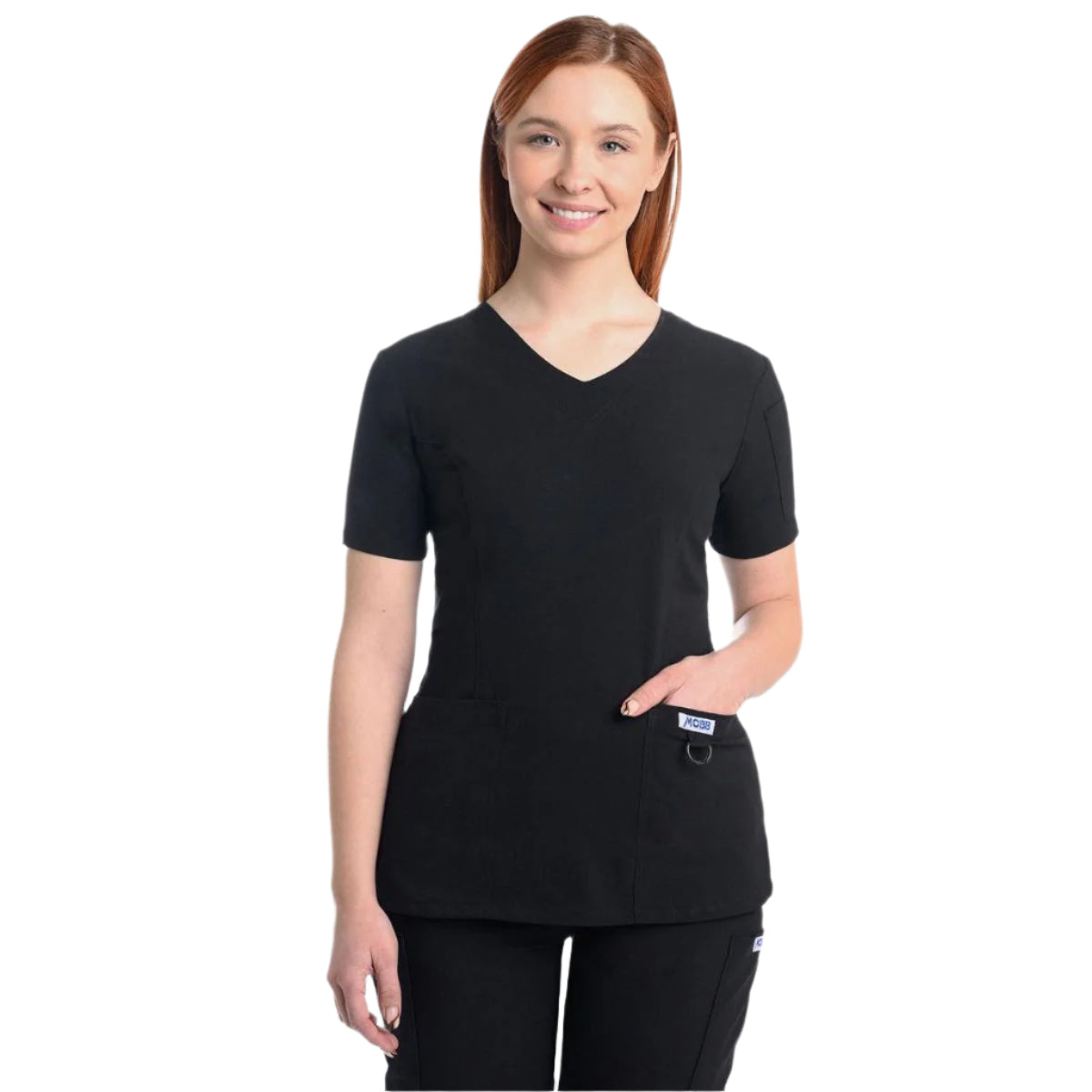 The Angie V-Neck Scrub Top by MOBB