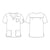 White Cross DUO Scrubs Men's Scrub Top