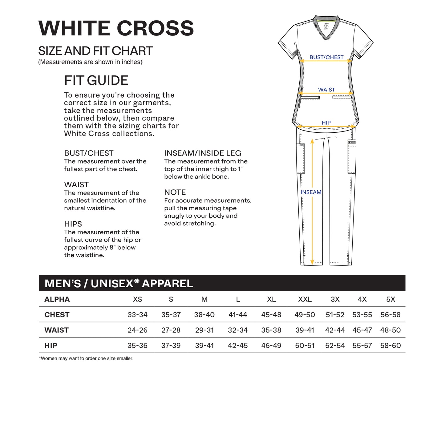 White Cross V-Tess Men's Cargo Scrub Pants
