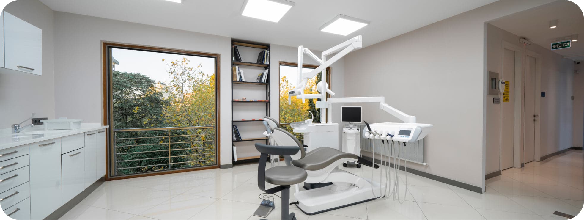 Group of healthcare professionals in scrubs