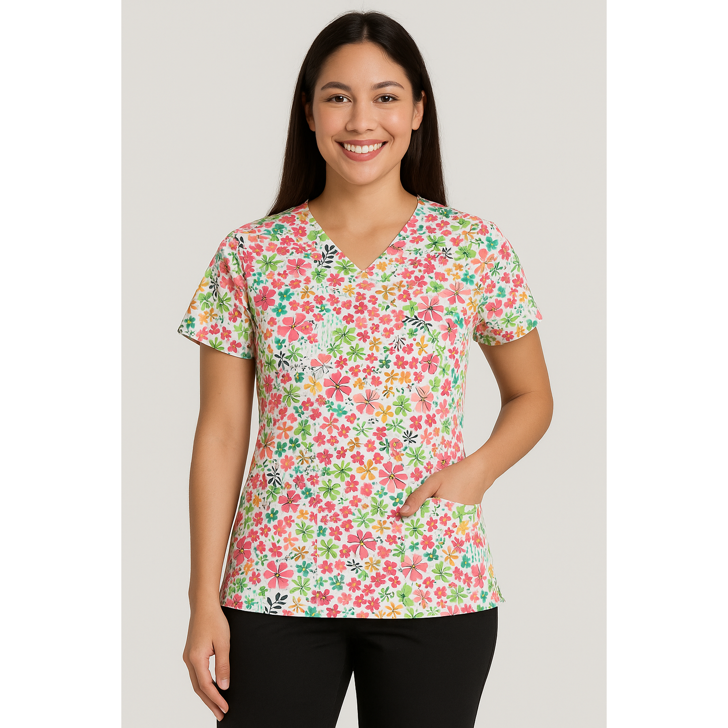 Women's WhiteCross Printed Top G617GDPR SALE