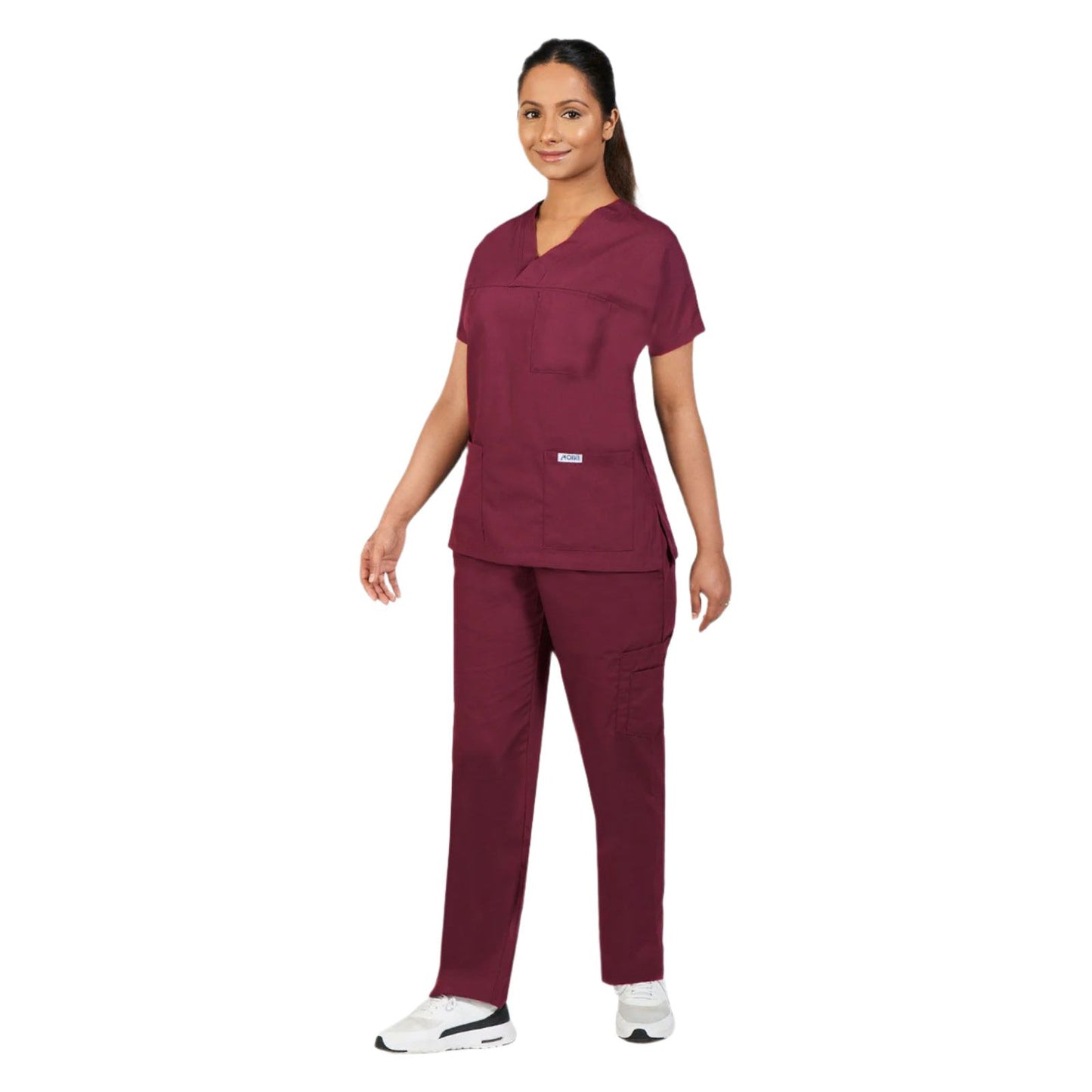 MOBB Unisex 8 Pocket Drawstring/Elastic Scrub Set