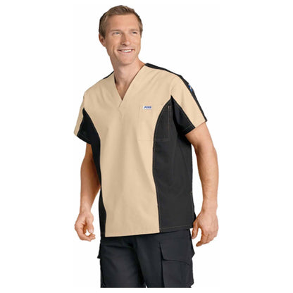 Men's Two Tone Scrub Set With 8 Pockets