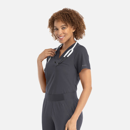 Women's Banded V-Neck Top