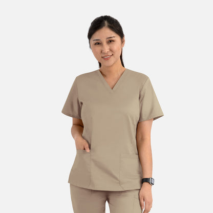 Ladies Basic V-Neck Top