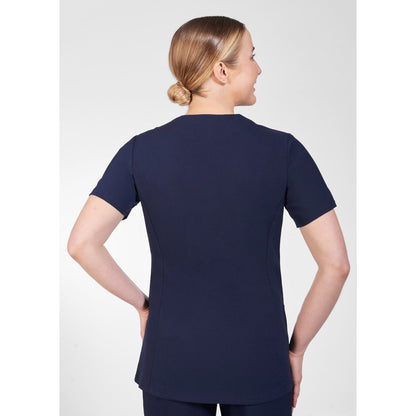 V-Neck Solid Color Scrub Top The Cathy