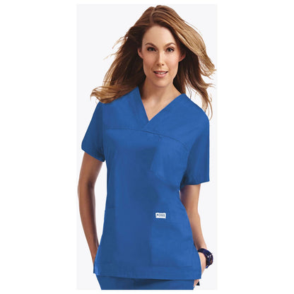 MOBB 3 Pocket V-Neck Scrub Top
