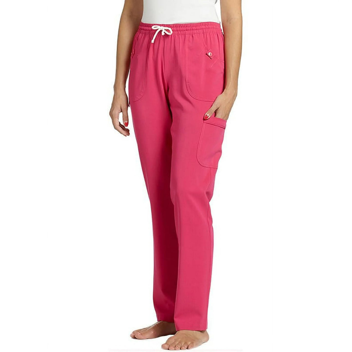 Elastic Waist Cargo Scrub Pants SALE