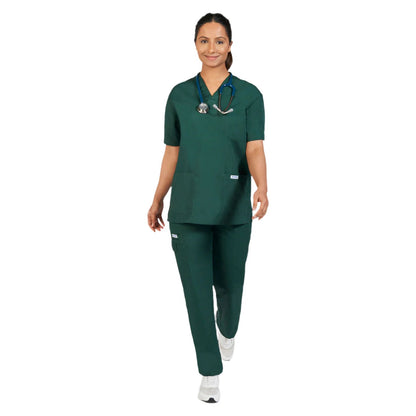 MOBB Unisex 8 Pocket Drawstring/Elastic Scrub Set