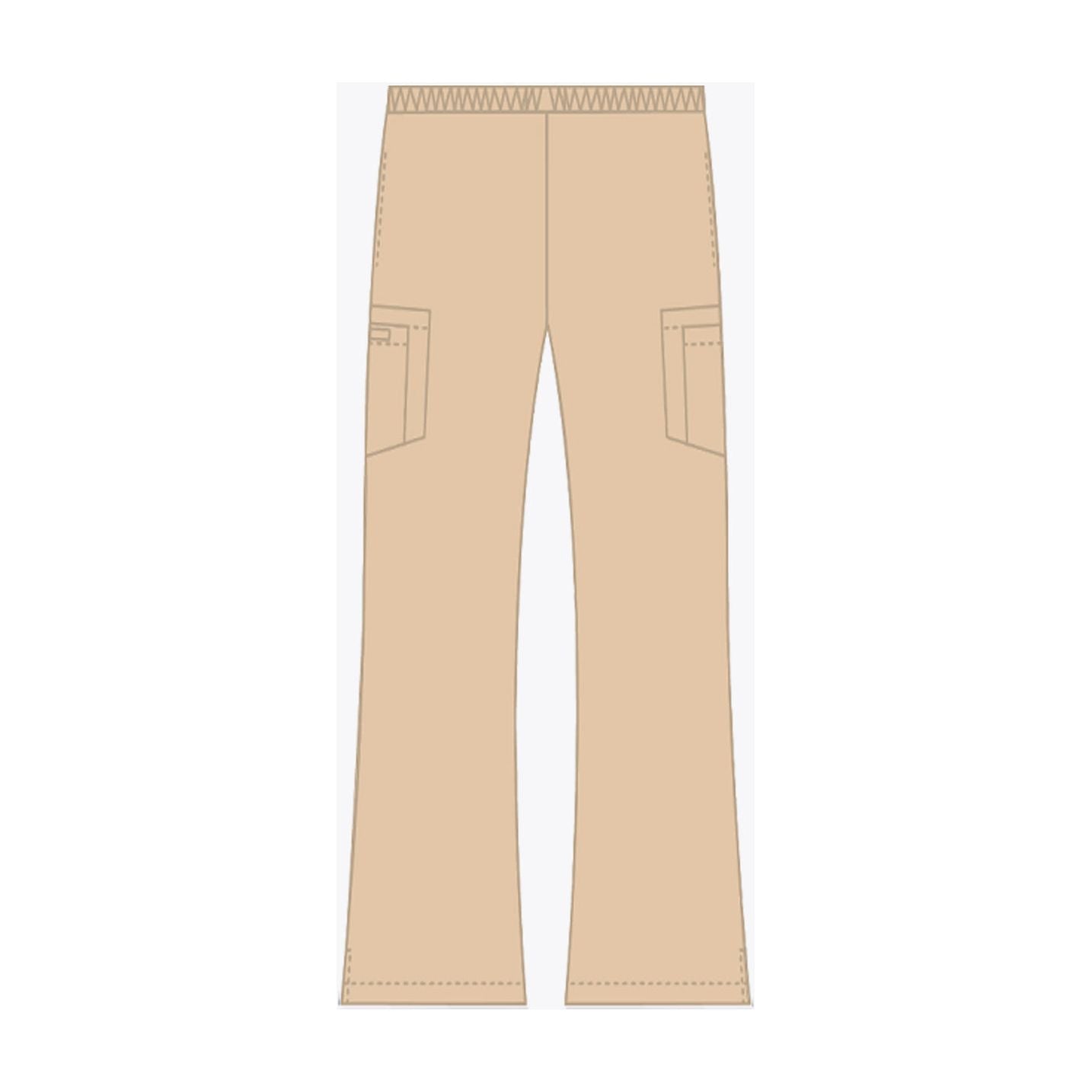 Unisex Boot Cut Flip Flap MOBB Scrub Pant