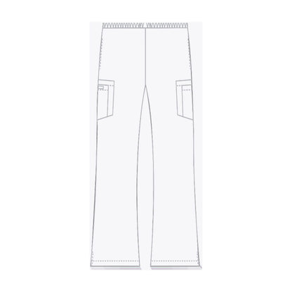 Unisex Boot Cut Flip Flap MOBB Scrub Pant