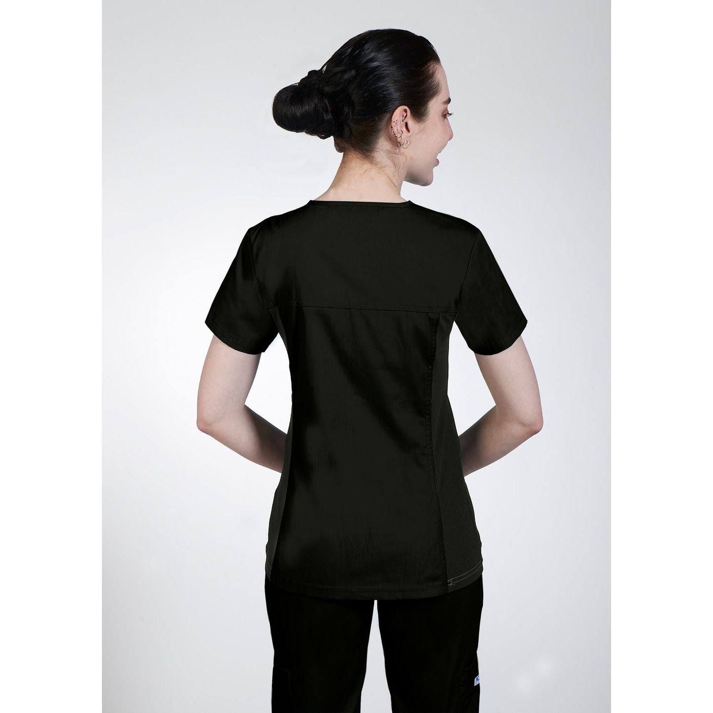 MOBB Flexi Stretchy Sides V-Neck Scrub Top