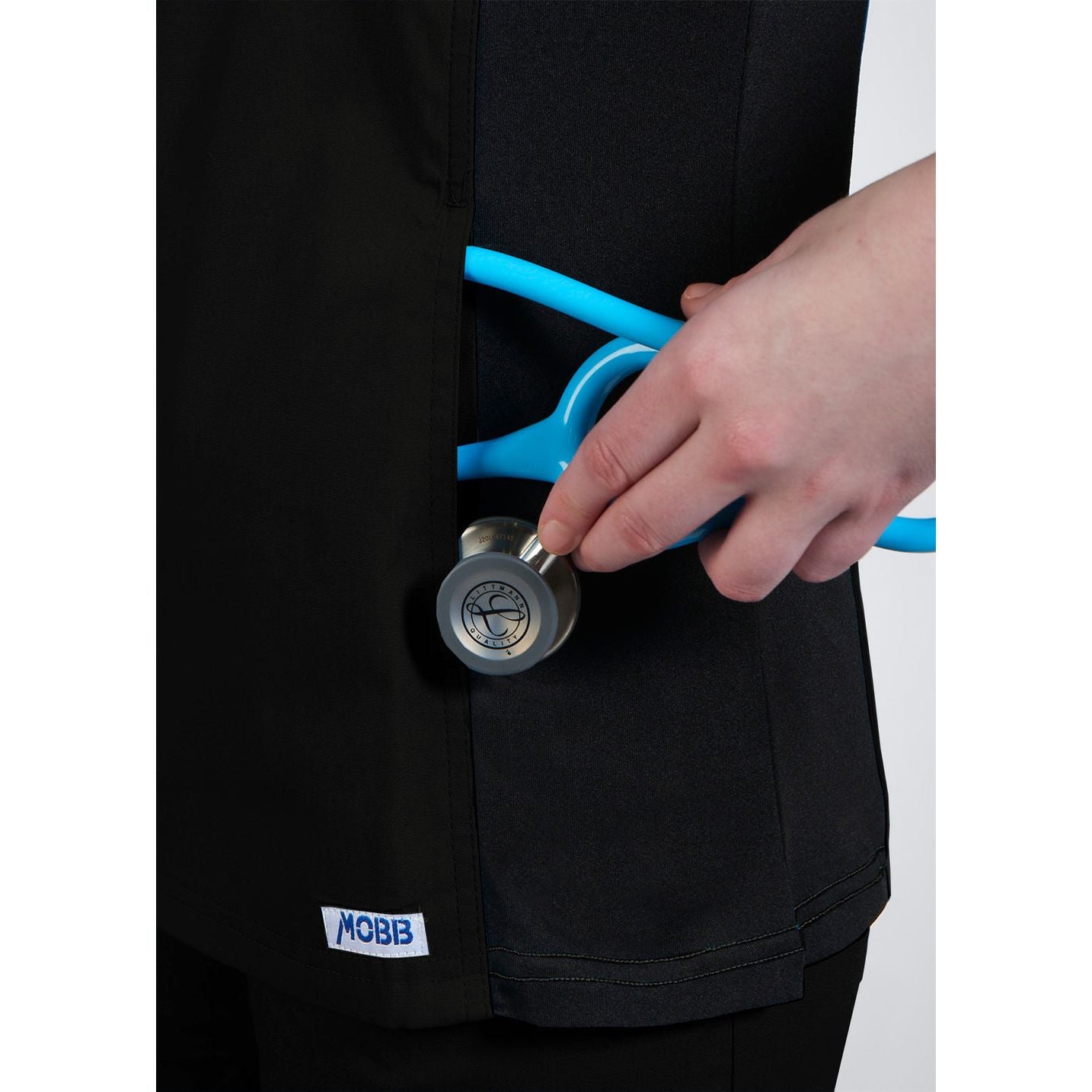 MOBB Flexi Stretchy Sides V-Neck Scrub Top