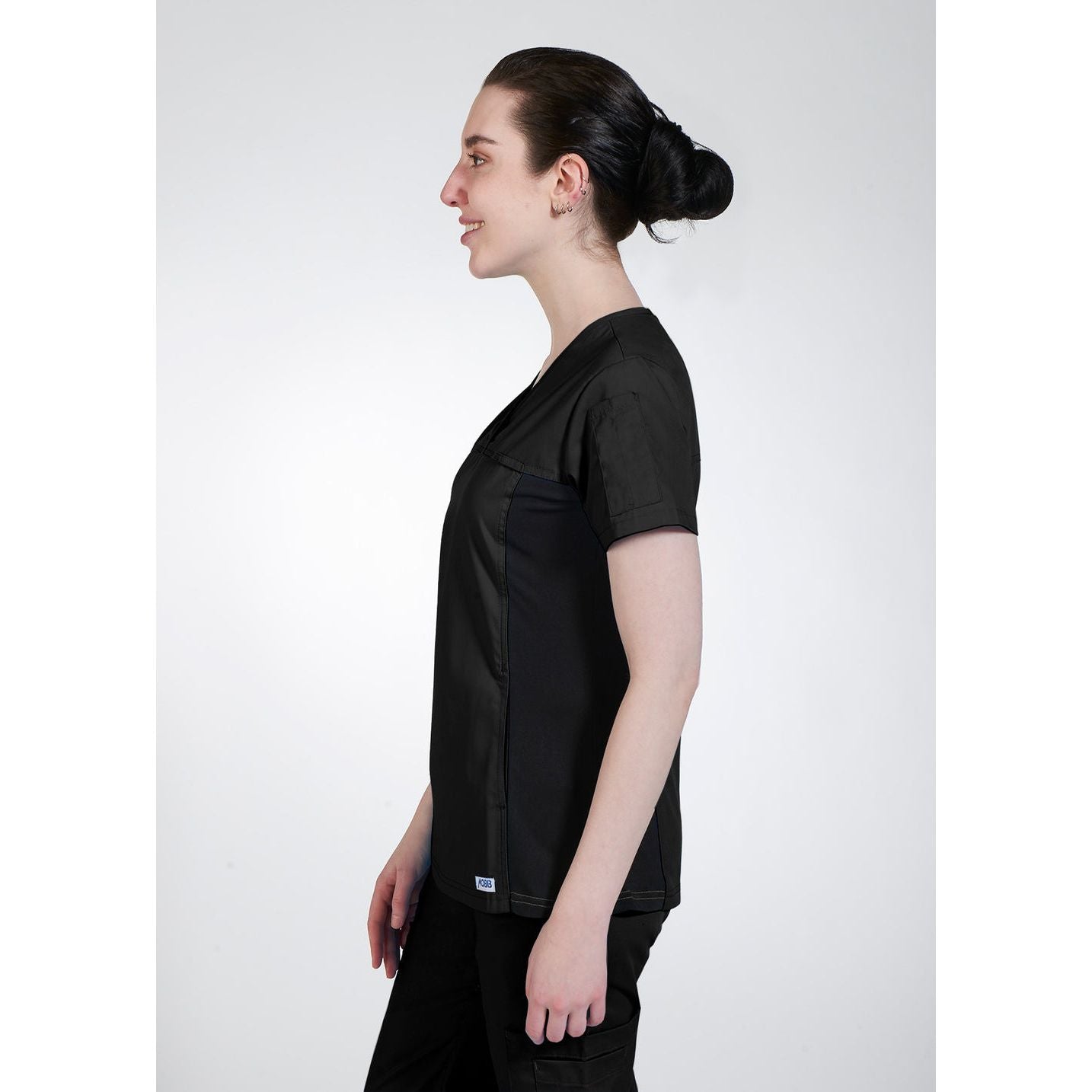 MOBB Flexi Stretchy Sides V-Neck Scrub Top