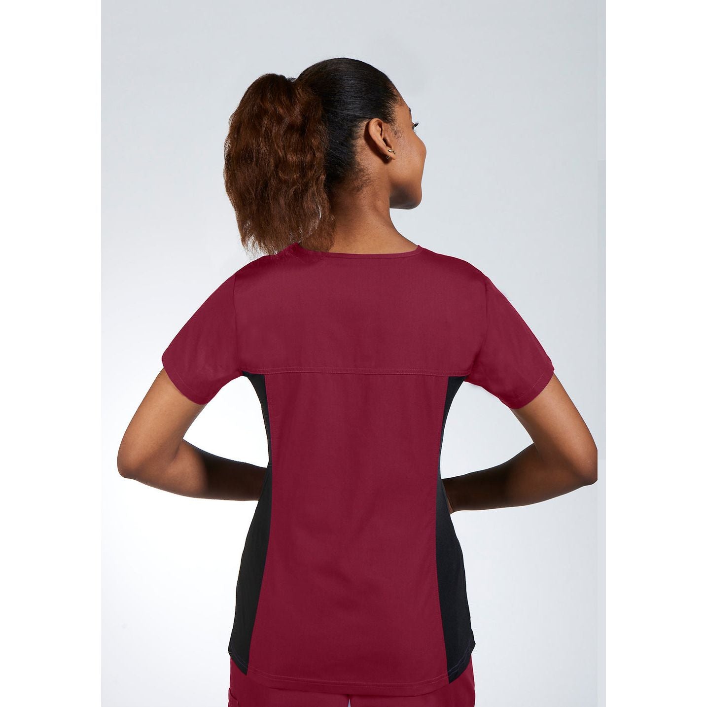 MOBB Flexi Stretchy Sides V-Neck Scrub Top