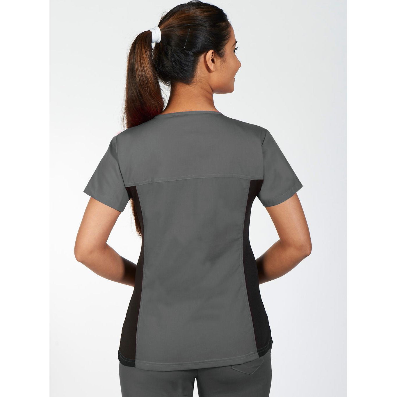MOBB Flexi Stretchy Sides V-Neck Scrub Top