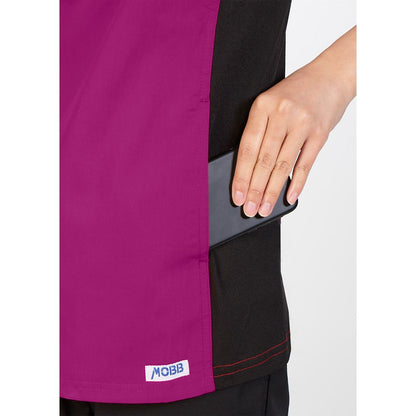 MOBB Flexi Stretchy Sides V-Neck Scrub Top