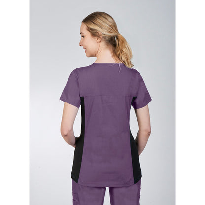 MOBB Flexi Stretchy Sides V-Neck Scrub Top