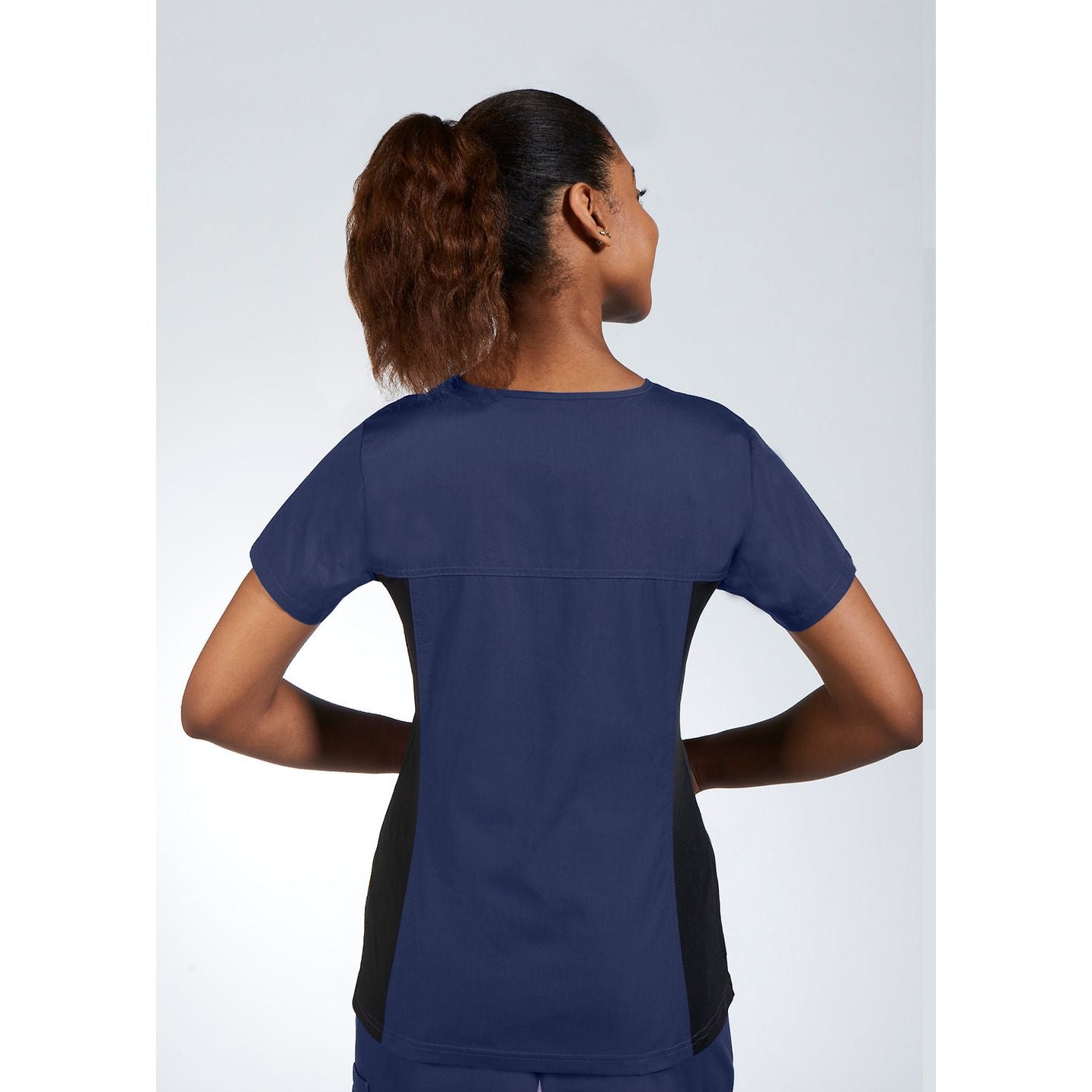 MOBB Flexi Stretchy Sides V-Neck Scrub Top