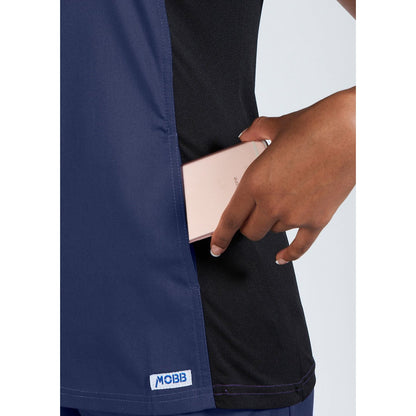 MOBB Flexi Stretchy Sides V-Neck Scrub Top