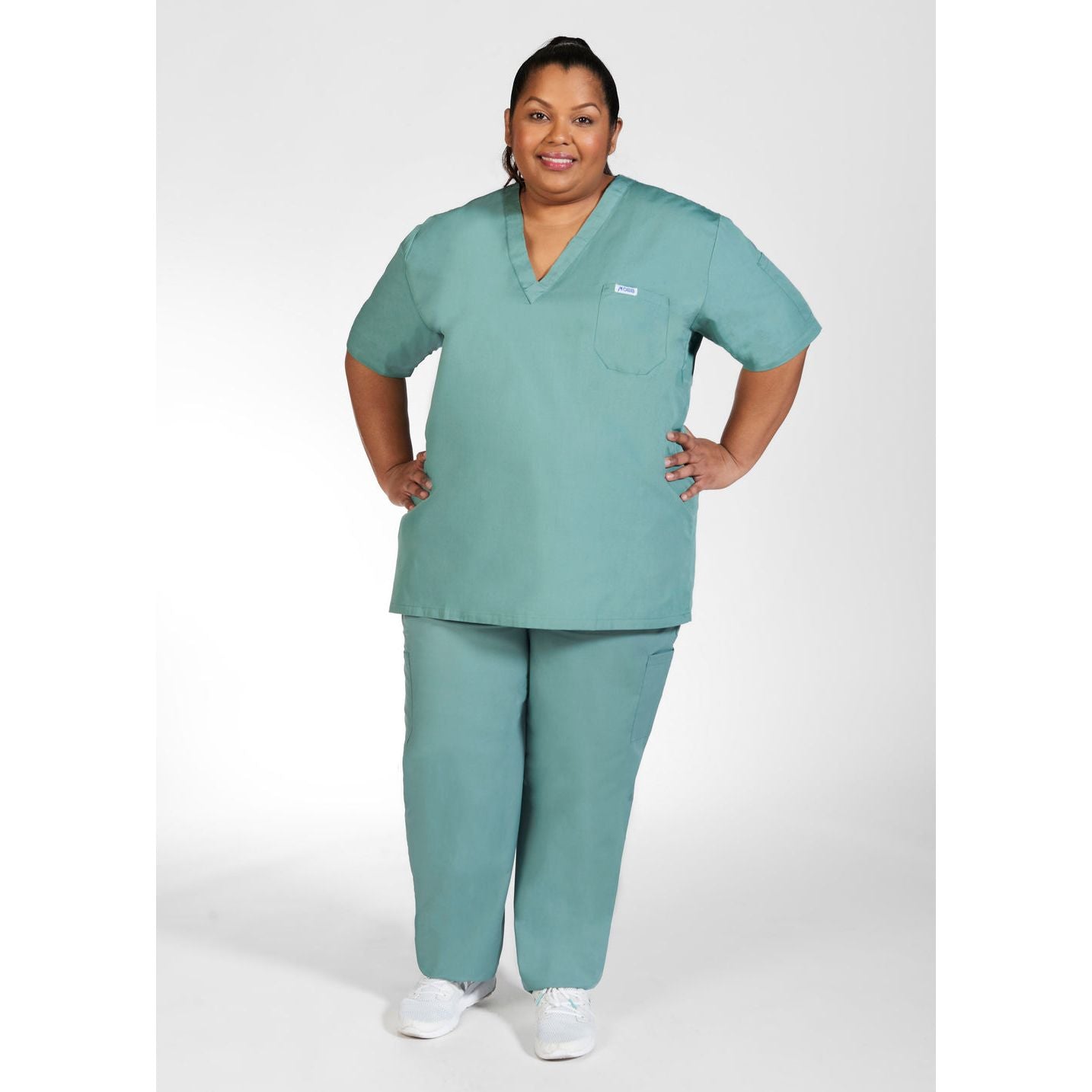 Unisex Basic V-Neck MOBB Scrub Top