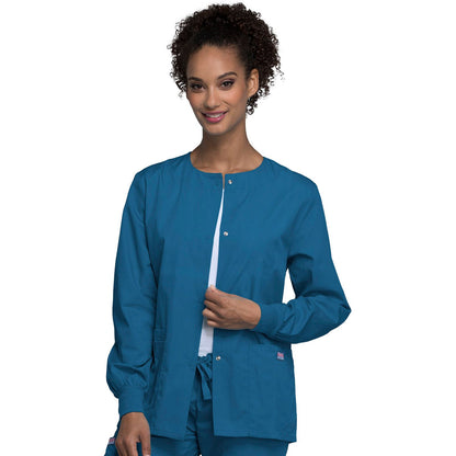 Snap Front Warm-up Jacket