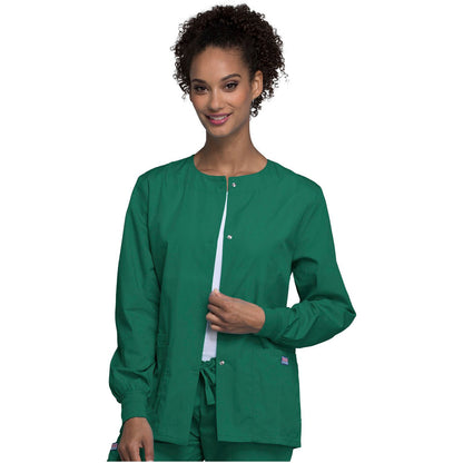 Snap Front Warm-up Jacket