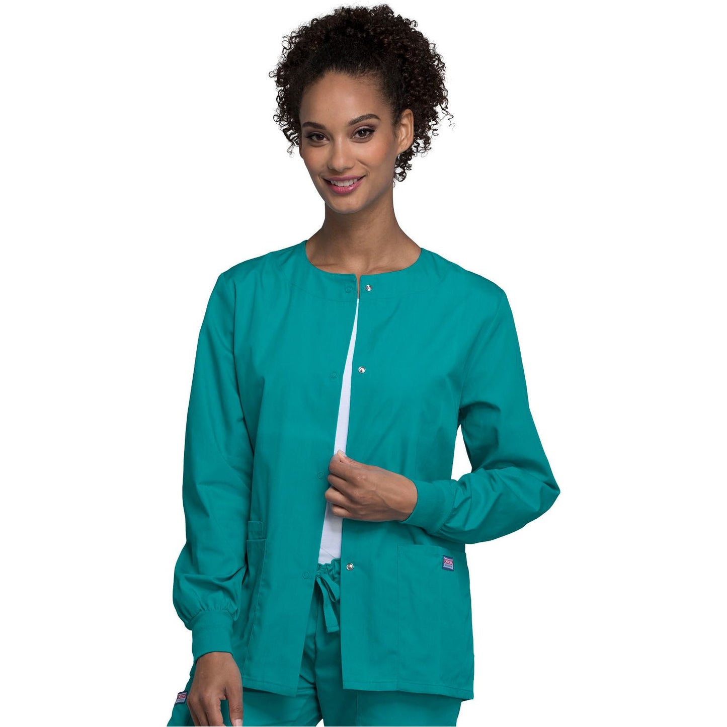 Snap Front Warm-up Jacket