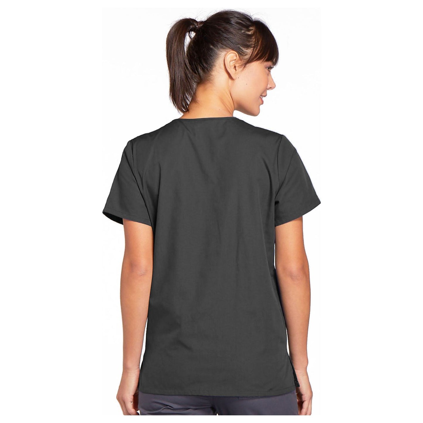 Snap Front V-Neck Top