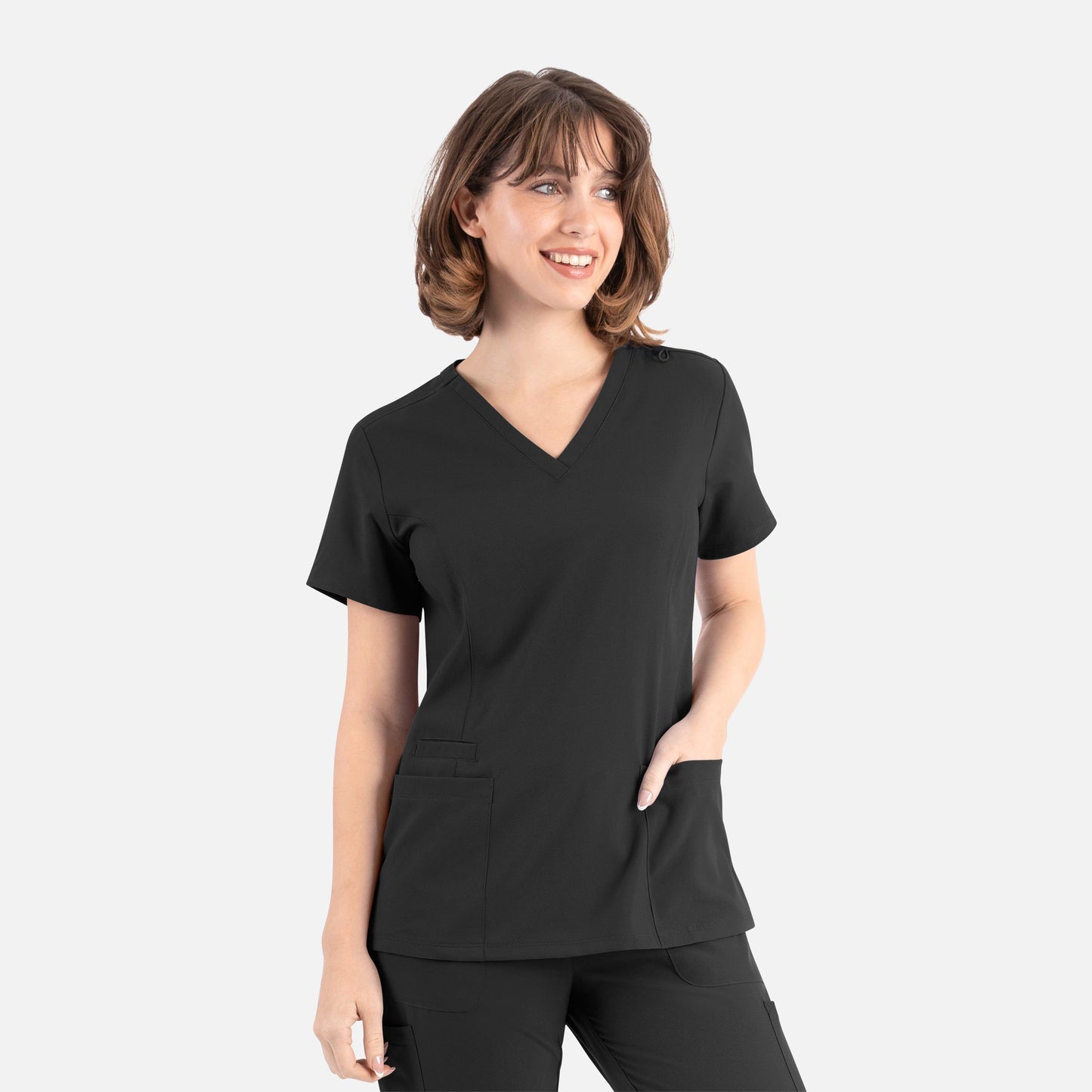 Womens Double V-Neck Top