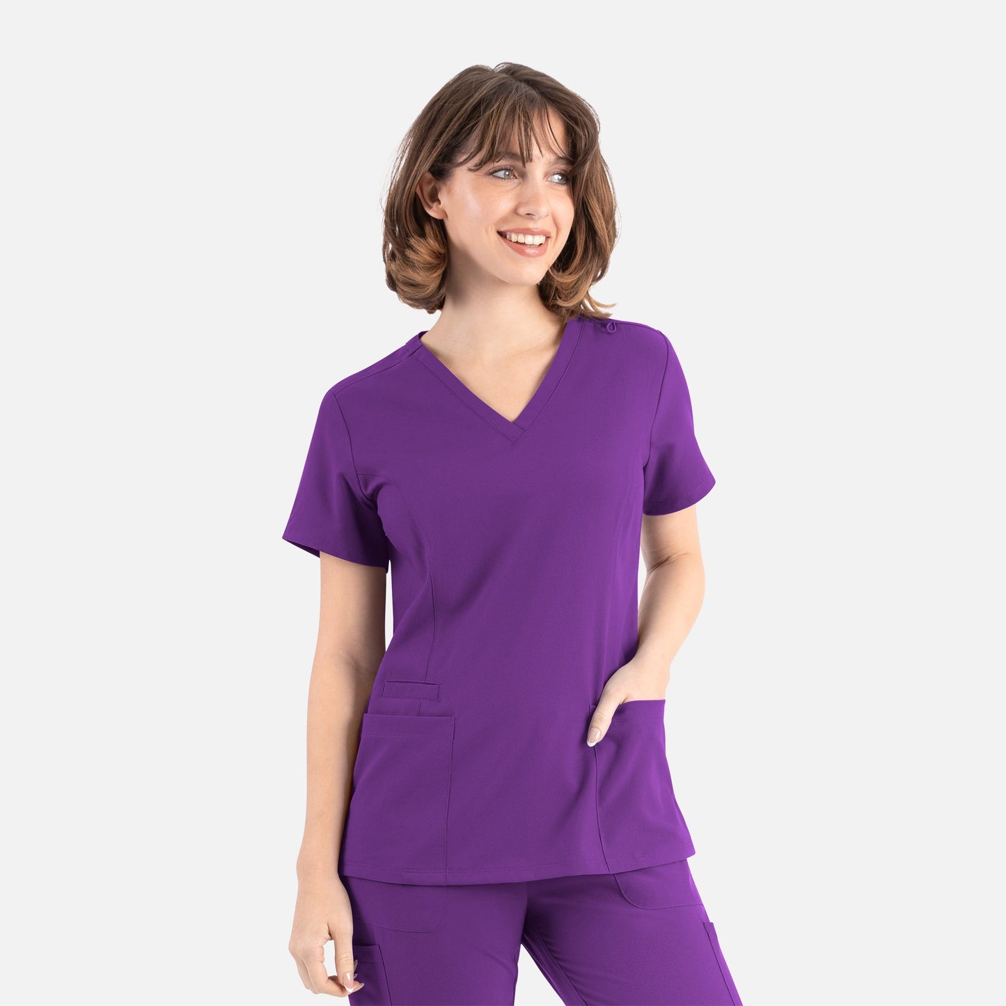 Womens Double V-Neck Top