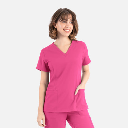 Womens Double V-Neck Top