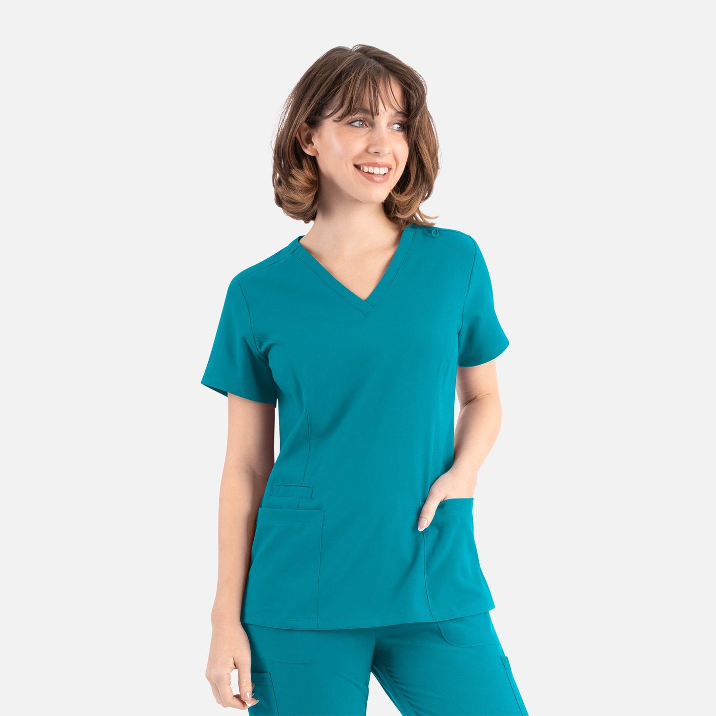 Womens Double V-Neck Top