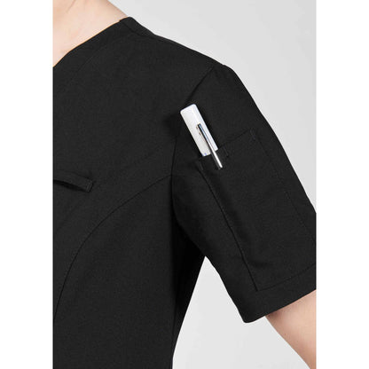 V-Neck Solid Color Scrub Top The Cathy