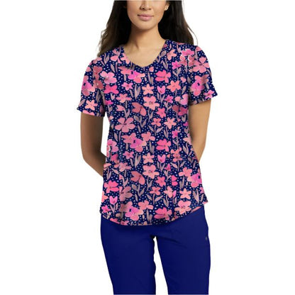 White Cross Women's 2-Pocket V-Neck Scrub Top