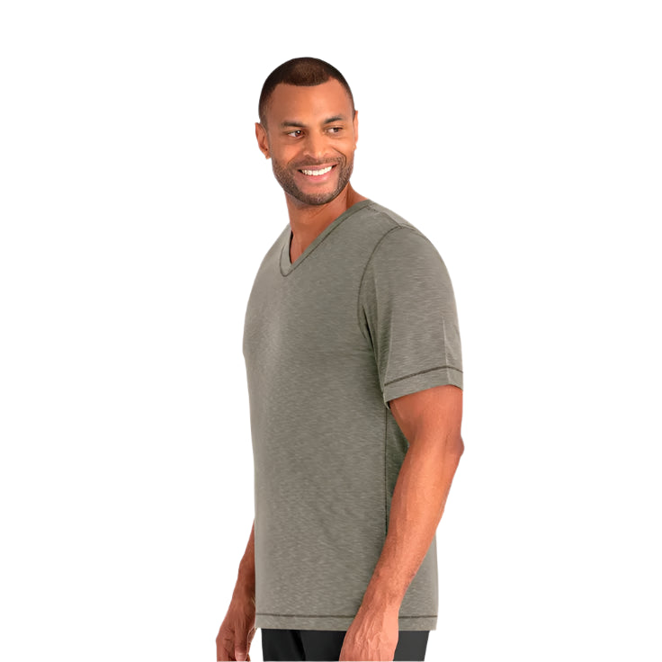 Men Scrubs Short Sleeve Modal Tee Top