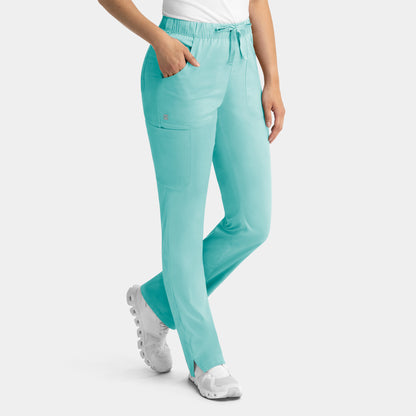 Women's Full Elastic Waistband Cargo Pant