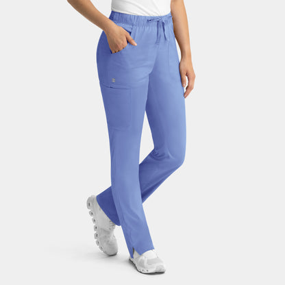 Women's Full Elastic Waistband Cargo Pant
