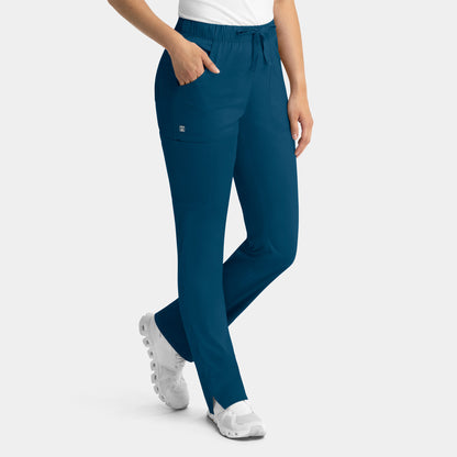 Women's Full Elastic Waistband Cargo Pant