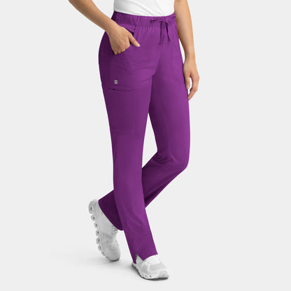 Women's Full Elastic Waistband Cargo Pant
