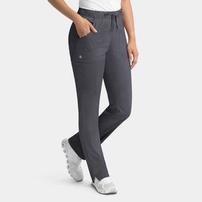 Women's Full Elastic Waistband Cargo Pant